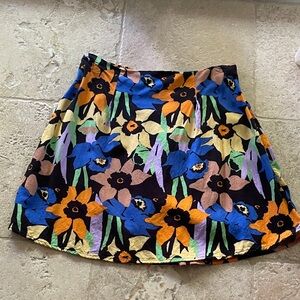 Roxy floral skirt EUC